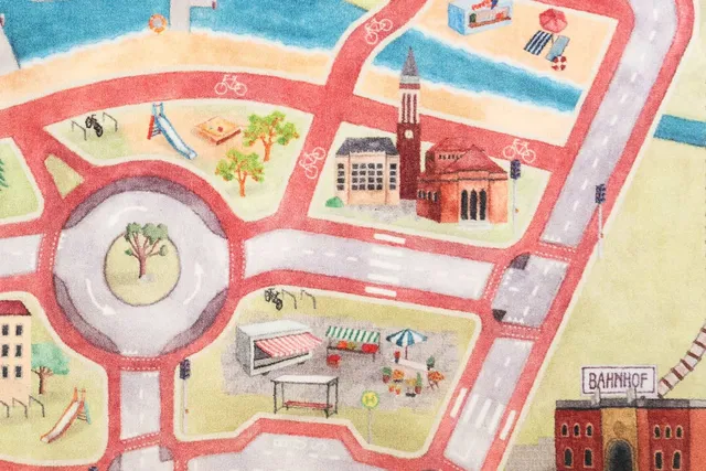 Spielwende – Gesamtansicht des Spielteppichs